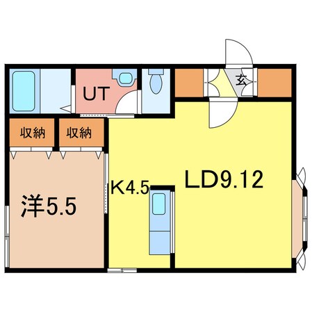 ティアラⅠの物件間取画像